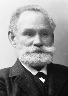 Portrait officiel d'Ivan Pavlov, lauréat du prix Nobel de physiologie ou médecine en 1904