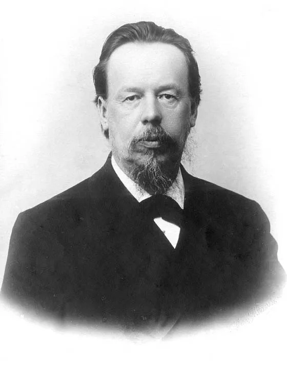 Portrait d'Alexandre Popov, physicien russe, inventeur de la radio