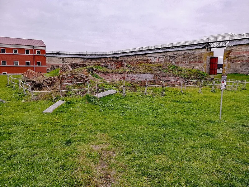 Int&eacute;rieur de la prison de la forteresse d&rsquo;Orechek &agrave; Schlisselbourg