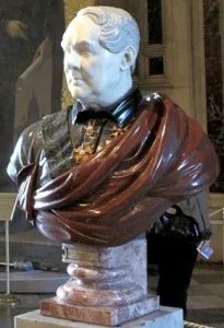 Buste de Montferrand, architecte de la cathédrale Saint-Isaac