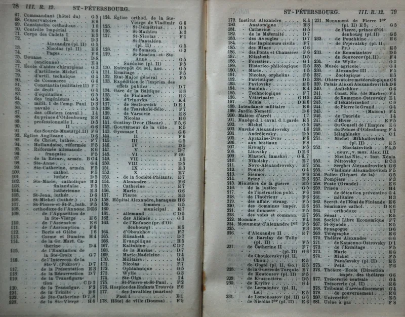 Page int&eacute;rieure du guide Baedeker 1897