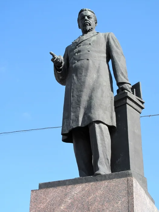 Portrait d'Alexander Popov, physicien russe inventeur de la radio