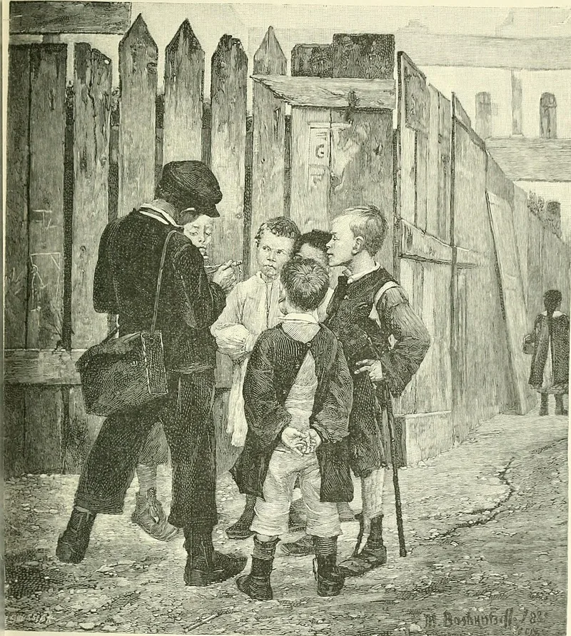 Un meeting tableau de Marie Bashkirtseff 1884 musée d'Orsay