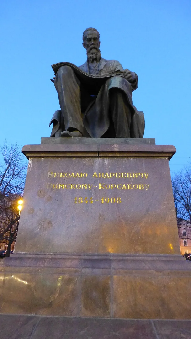 Monument &agrave; Rimski-Korsakov &agrave; Saint-P&eacute;tersbourg